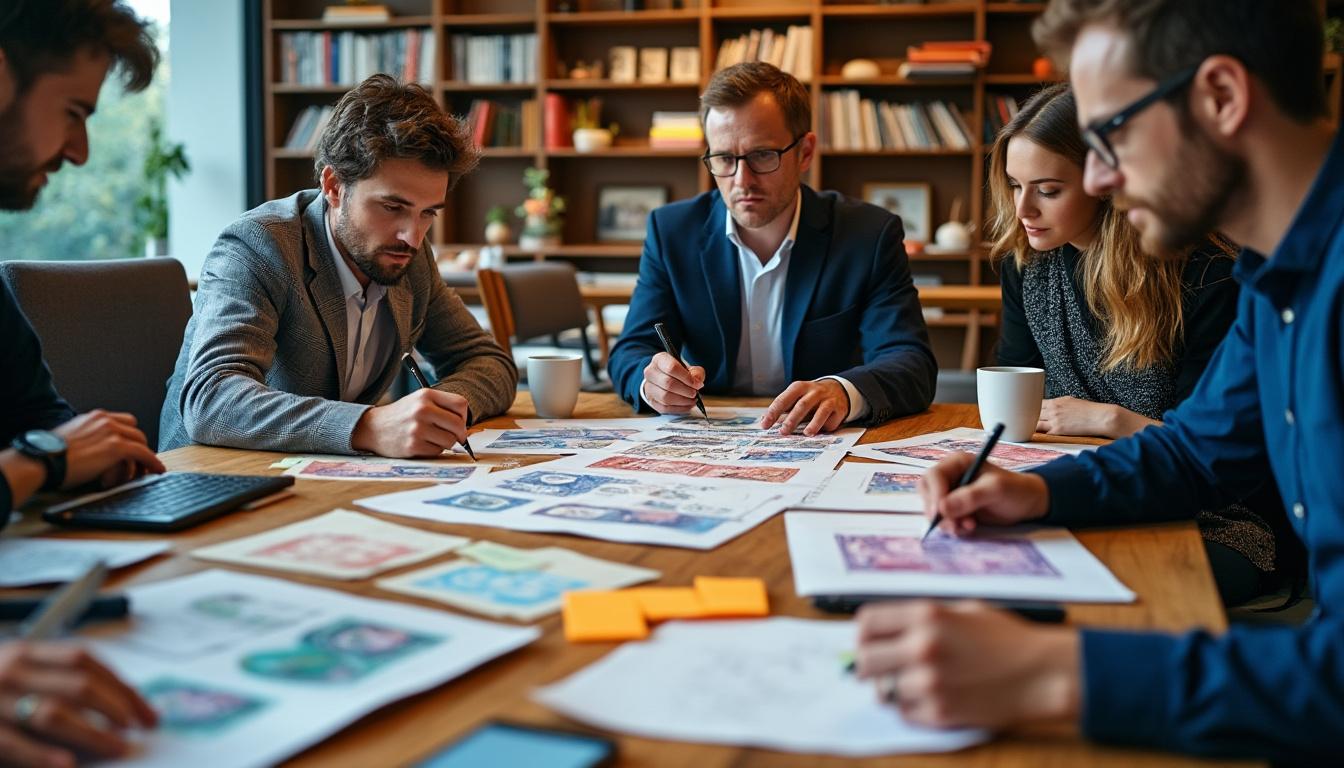 Illustration: Processus de création et sélection des motifs pour les nouveaux billets de banque