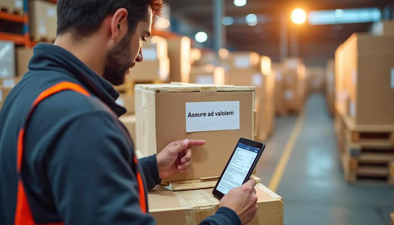 Illustration: Définition et principes de l’assurance ad valorem dans le transport