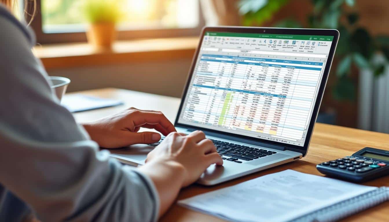 Illustration: Structurer et personnaliser son tableau Excel de calcul du remboursement de mutuelle
