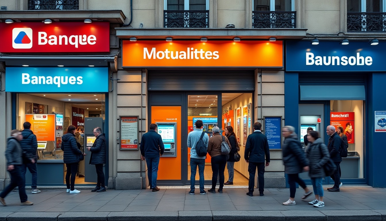 Illustration: Les différents types de banques françaises et leurs spécificités