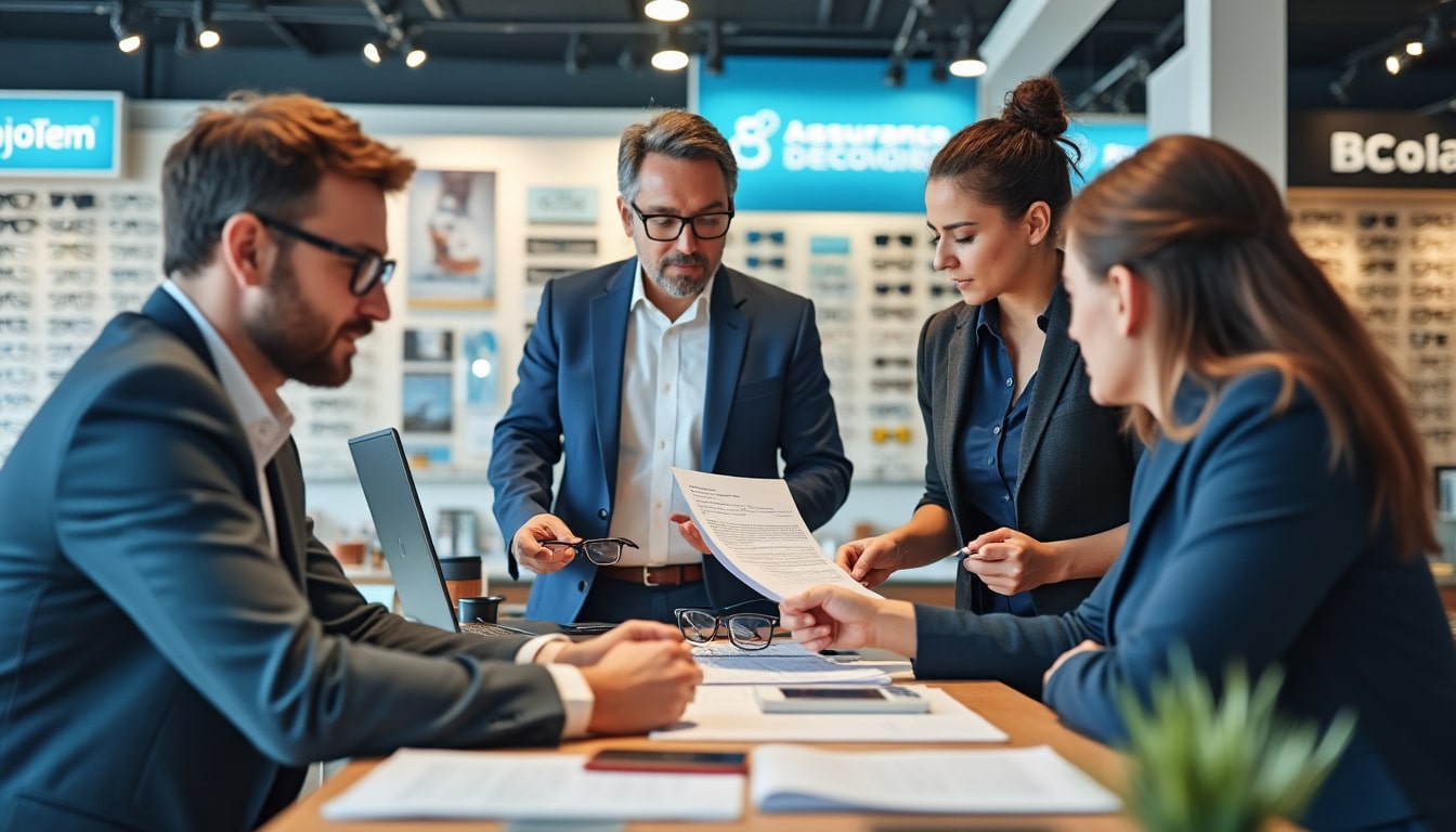 Illustration: Fonctionnement général du remboursement des lunettes : étapes et acteurs