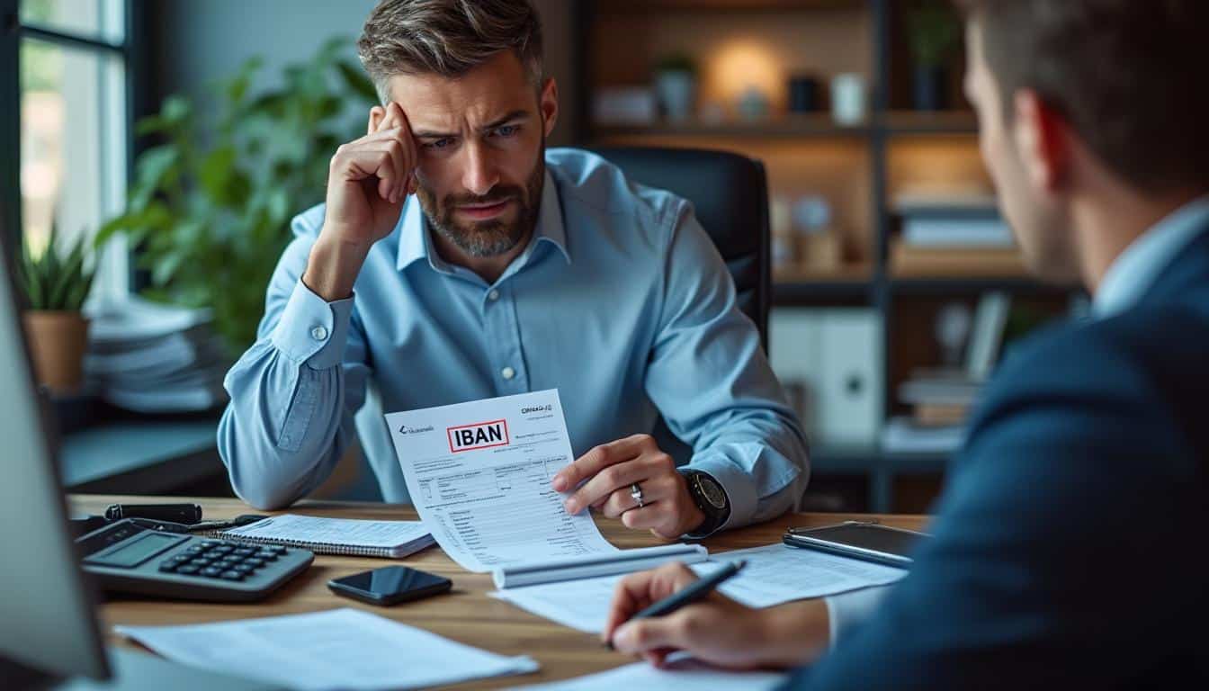 Illustration: Comprendre le rôle de l’IBAN et les risques liés à une erreur lors d’un virement bancaire