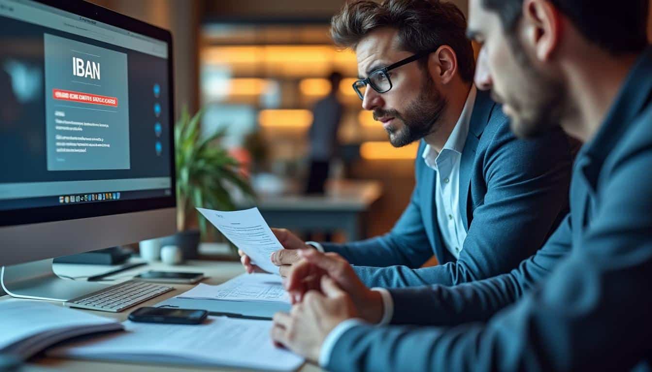 Illustration: Les mécanismes bancaires derrière le refus de paiement lié à un IBAN erroné