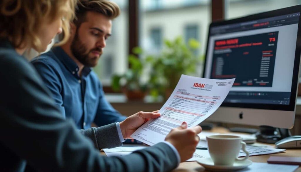 IBAN erroné lors d’un virement : retour des fonds et délais à prévoir